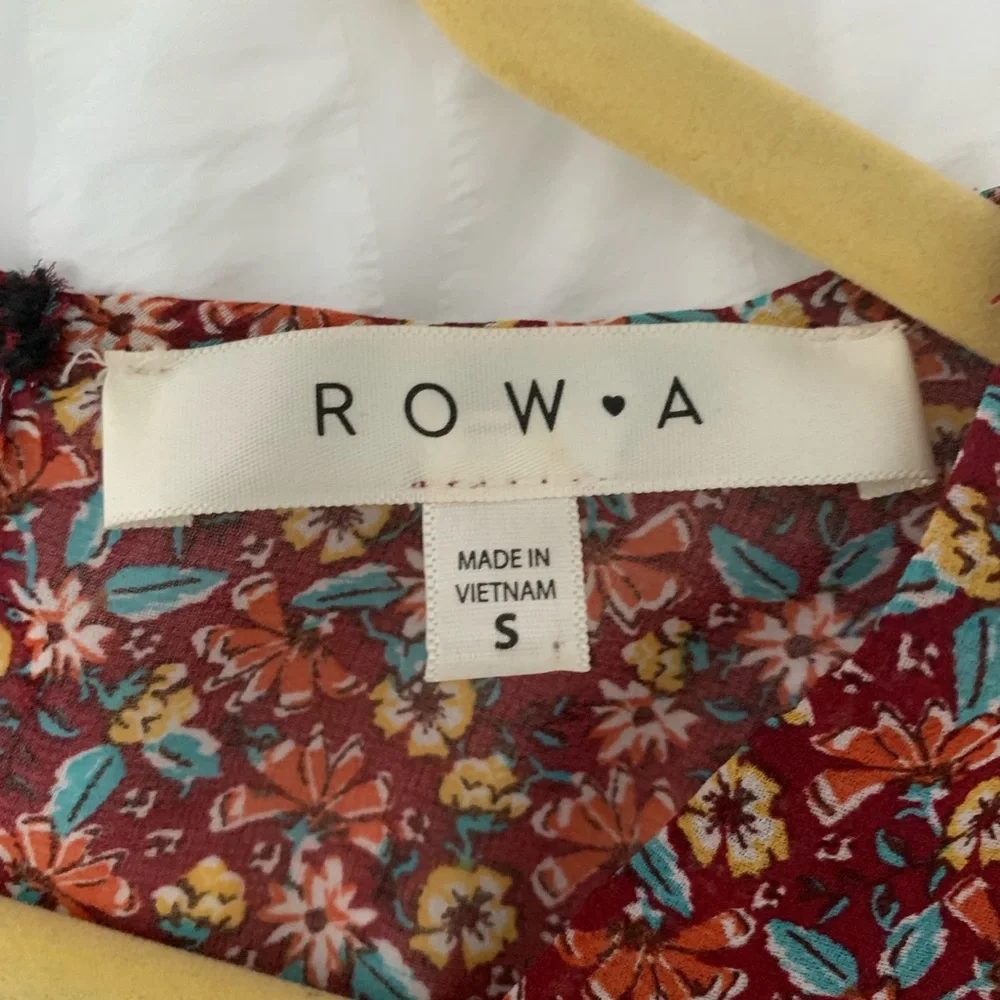 EUC Rowa mini dress with smocked skirt size S - Picture 5 of 6